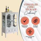 Meuble de rangement Kings Brand Furniture Versailles Curio