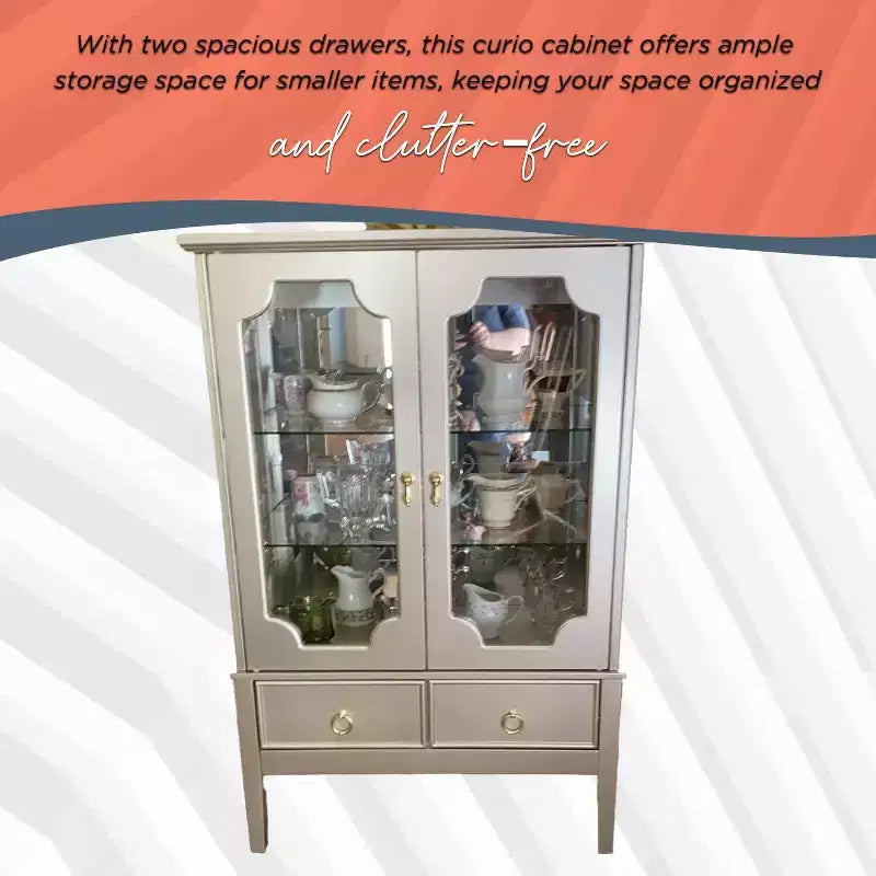 Meuble de rangement Kings Brand Furniture Versailles Curio