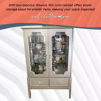 Meuble de rangement Kings Brand Furniture Versailles Curio