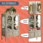 Meuble de rangement Kings Brand Furniture Versailles Curio