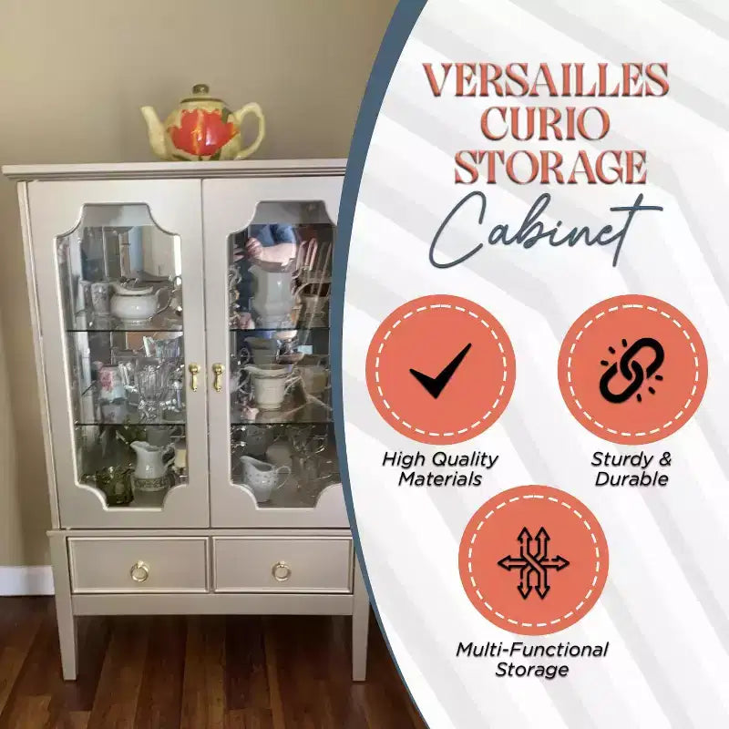 Meuble de rangement Kings Brand Furniture Versailles Curio