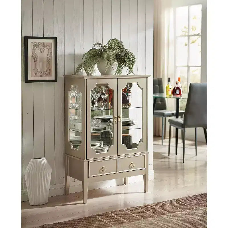 Meuble de rangement Kings Brand Furniture Versailles Curio