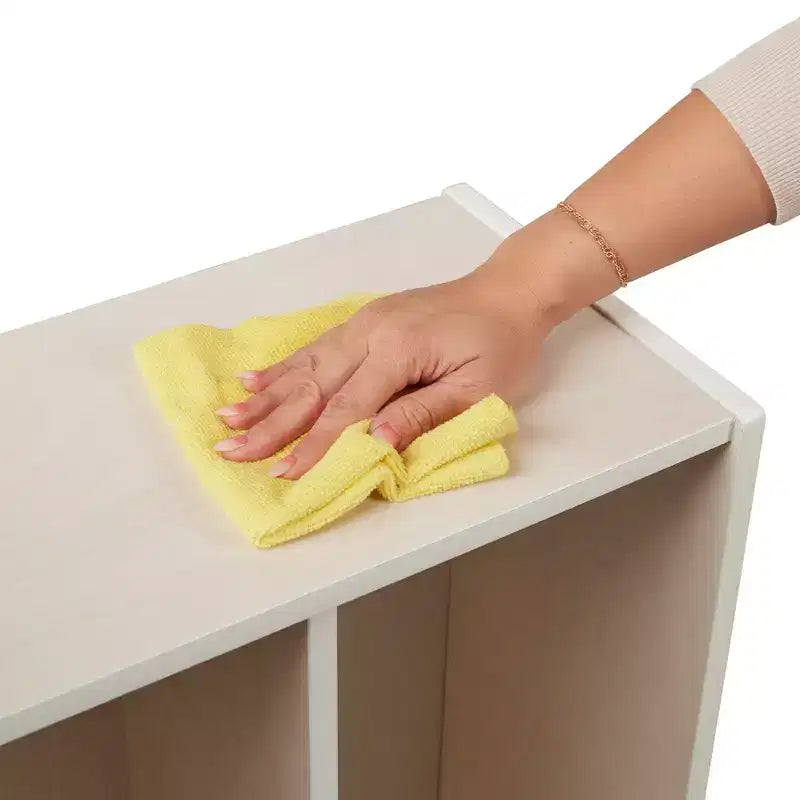Vestiaire à 4 sections ECR4Kids Streamline avec casiers de rangement, mobilier de classe