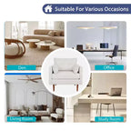 Christopher Knight Home Symonds Fauteuil Club Capitonnage en Tissu Style Mid-Century Moderne avec Coussins Décoratifs
