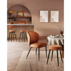 EKHO Lot de 2 chaises de bar de 63 cm de haut, tabourets de bar hauteur comptoir, tabourets de cuisine hauteur comptoir