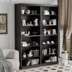 Meuble d'appoint en bois PexFix 41x31x16 avec étagère réglable, meuble de rangement sans porte, noir