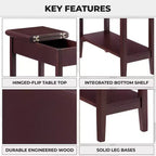 Table d'appoint à plateau rabattable Home Imports Emporium, lot de 1/2