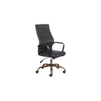 Chaise de bureau réglable en similicuir noir vintage Studio 55D Primero