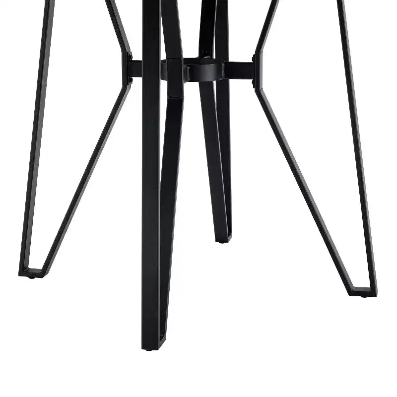 Christopher Knight Home Rico, ensemble de salle à manger 5 pièces en métal et hévéa, hauteur comptoir