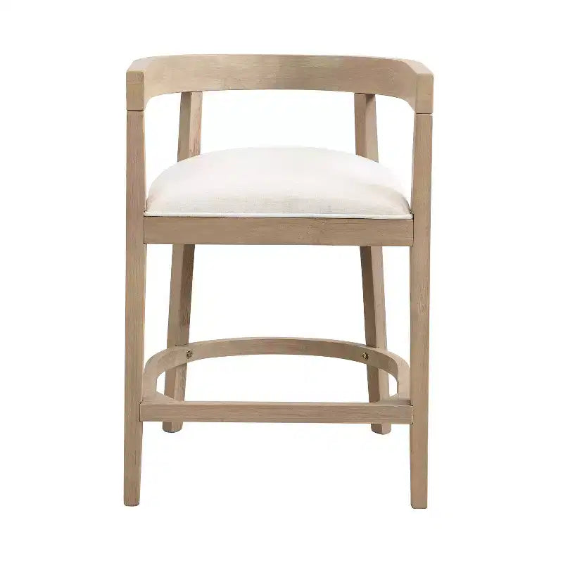 Christopher Knight Home Rico, ensemble de salle à manger 5 pièces en métal et hévéa, hauteur comptoir