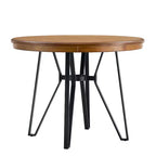 Christopher Knight Home Rico, ensemble de salle à manger 5 pièces en métal et hévéa, hauteur comptoir