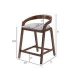 Tabourets de comptoir contemporains en bois d'hévéa Christopher Knight Home Casper de 64 cm (lot de 2)