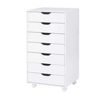 Meuble de rangement de bureau Home Imports Emporium à 7 tiroirs sur roulettes