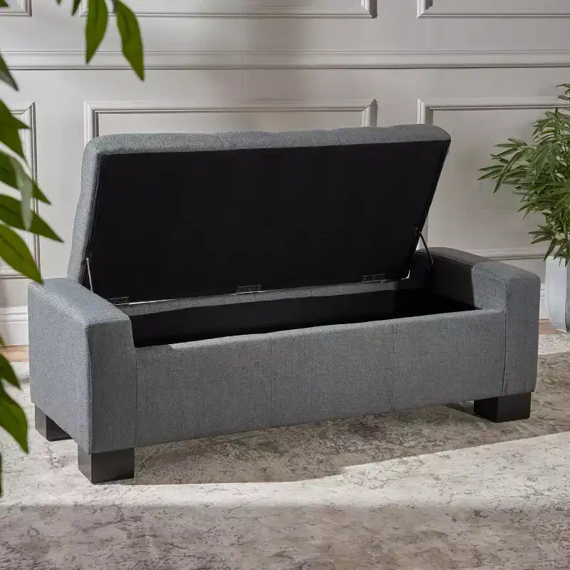 Christopher Knight Home Nadia Banc de rangement capitonné contemporain