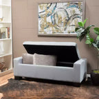 Christopher Knight Home Nadia Banc de rangement capitonné contemporain