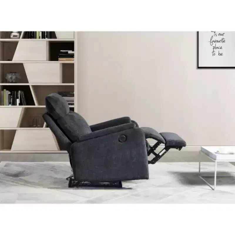 Chaise longue en polyester, dotée d'un fonctionnement simple, idéale pour le salon et la chambre à coucher.