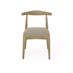 Ensemble de salle à manger 7 pièces Christopher Knight Home Aubrietta avec table extensible et chaises rembourrées, lin/naturel