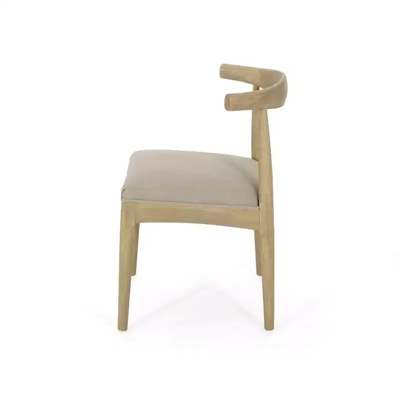 Ensemble de salle à manger 7 pièces Christopher Knight Home Aubrietta avec table extensible et chaises rembourrées, lin/naturel