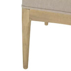 Ensemble de salle à manger 7 pièces Christopher Knight Home Aubrietta avec table extensible et chaises rembourrées, lin/naturel