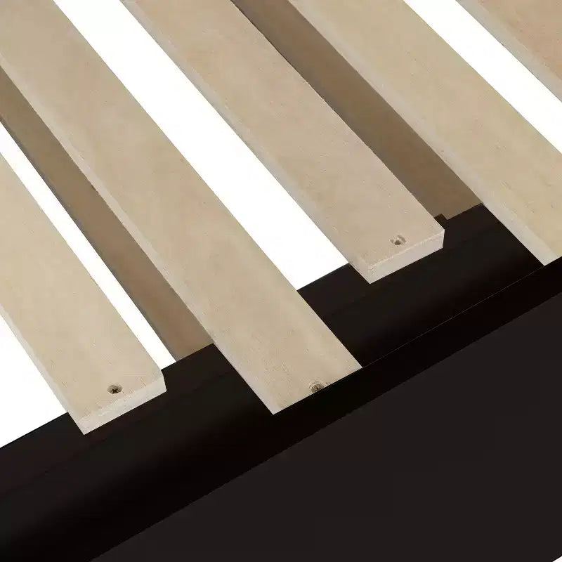 Lit de repos Whisen en bois avec lit gigogne, cadre de lit de repos extensible de taille jumelle à grand lit