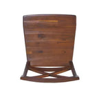 Chaises de salle à manger Christopher Knight Home Bostwick Farmhouse en bois d'acacia (lot de 2), acajou riche