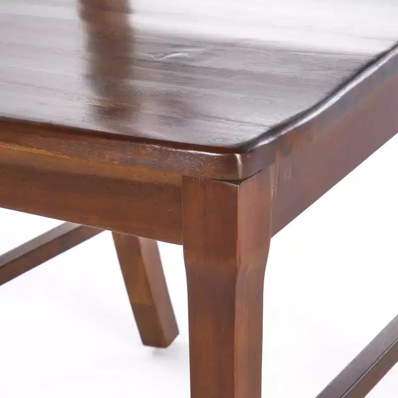 Chaises de salle à manger Christopher Knight Home Bostwick Farmhouse en bois d'acacia (lot de 2), acajou riche