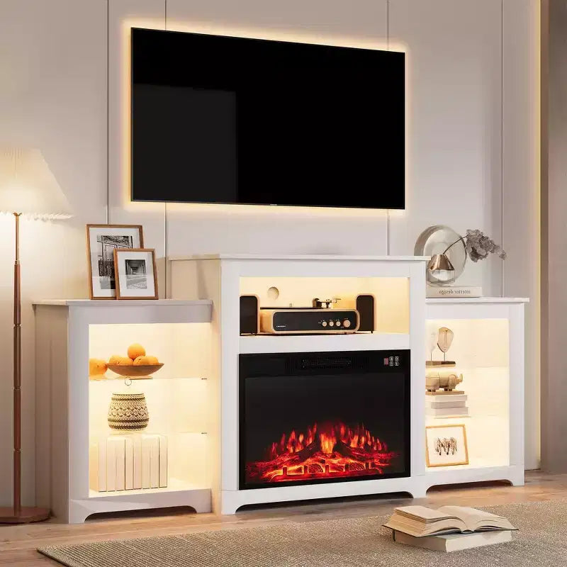Meuble TV EROMMY 32 pour téléviseurs jusqu'à 80 pouces