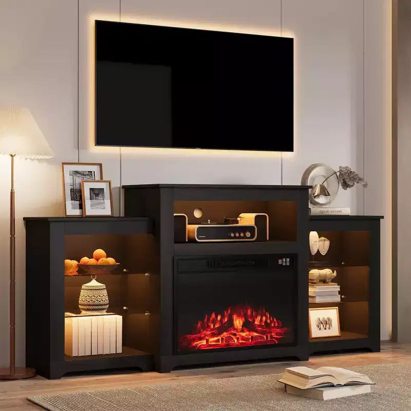 Meuble TV EROMMY 32 pour téléviseurs jusqu'à 80 pouces