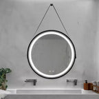 32inch Bathroom Led Classy Vanity Mirror with focused backplane,Black aluminum alloy frame,High Lumen,Dimmable Touch,Wall Switch Control