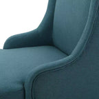 Chaise de salle à manger GDFStudio Sheldon contemporaine en tissu à dossier haut