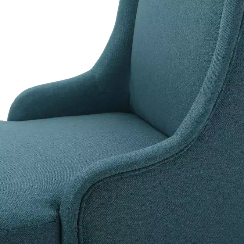 Chaise de salle à manger GDFStudio Sheldon contemporaine en tissu à dossier haut