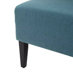 Chaise de salle à manger GDFStudio Sheldon contemporaine en tissu à dossier haut