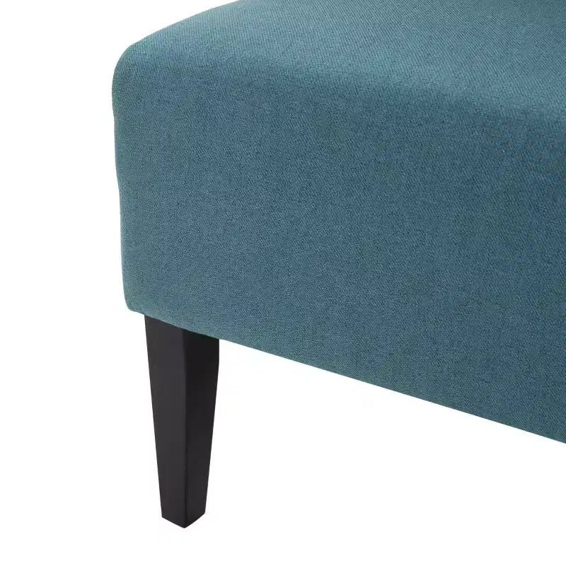 Chaise de salle à manger GDFStudio Sheldon contemporaine en tissu à dossier haut