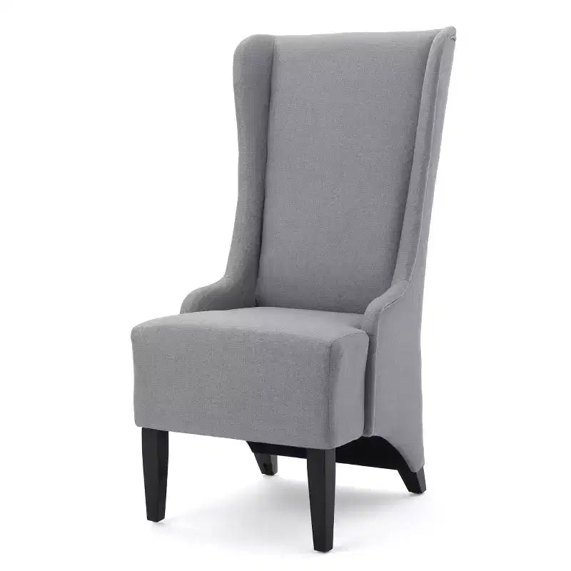 Chaise de salle à manger GDFStudio Sheldon contemporaine en tissu à dossier haut