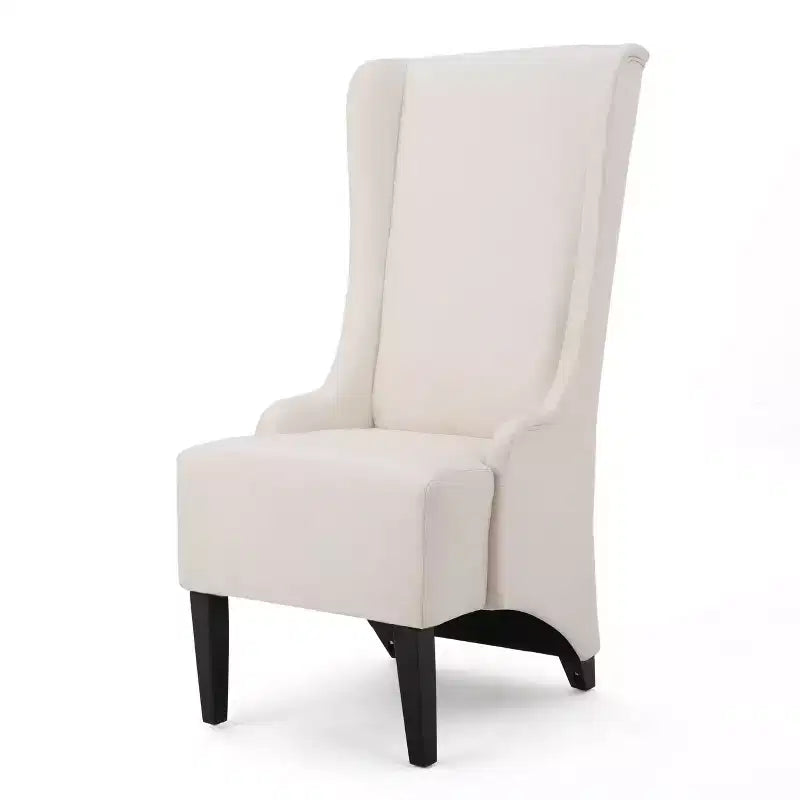 Chaise de salle à manger GDFStudio Sheldon contemporaine en tissu à dossier haut