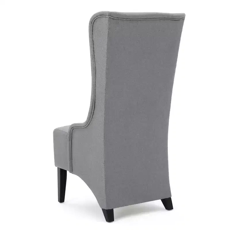 Chaise de salle à manger GDFStudio Sheldon contemporaine en tissu à dossier haut
