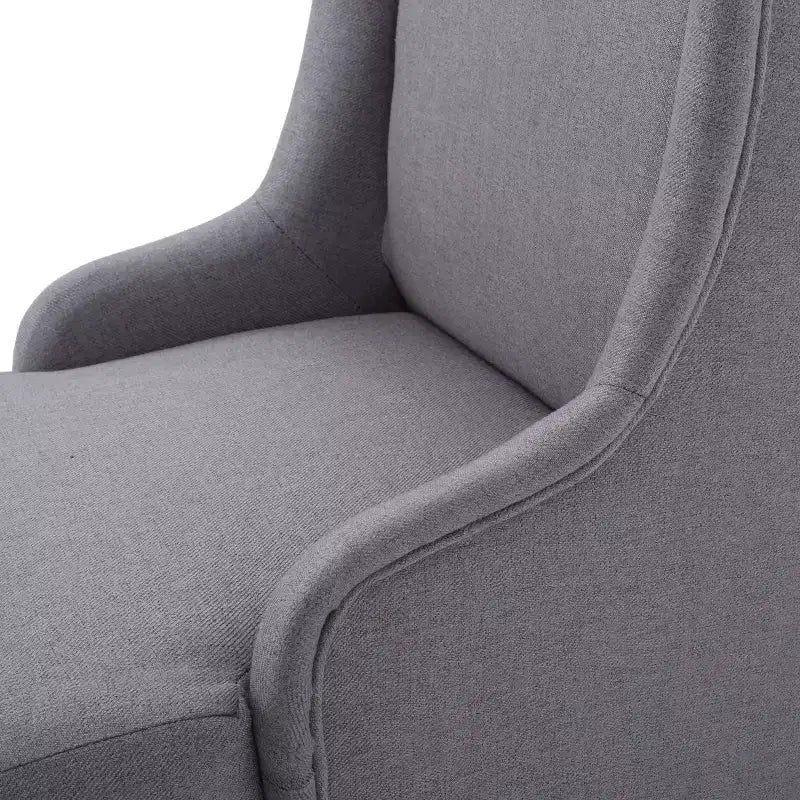 Chaise de salle à manger GDFStudio Sheldon contemporaine en tissu à dossier haut