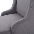 Chaise de salle à manger GDFStudio Sheldon contemporaine en tissu à dossier haut