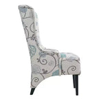 Chaise de salle à manger GDFStudio Sheldon contemporaine en tissu à dossier haut