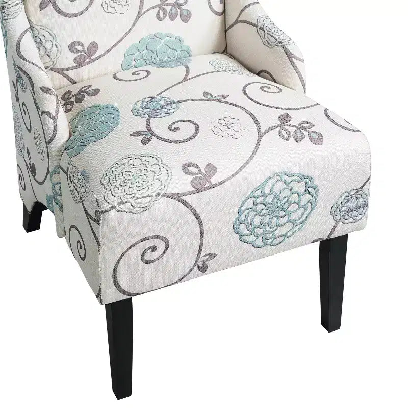 Chaise de salle à manger GDFStudio Sheldon contemporaine en tissu à dossier haut