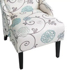 Chaise de salle à manger GDFStudio Sheldon contemporaine en tissu à dossier haut