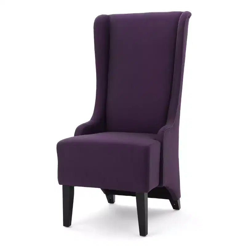 Chaise de salle à manger GDFStudio Sheldon contemporaine en tissu à dossier haut