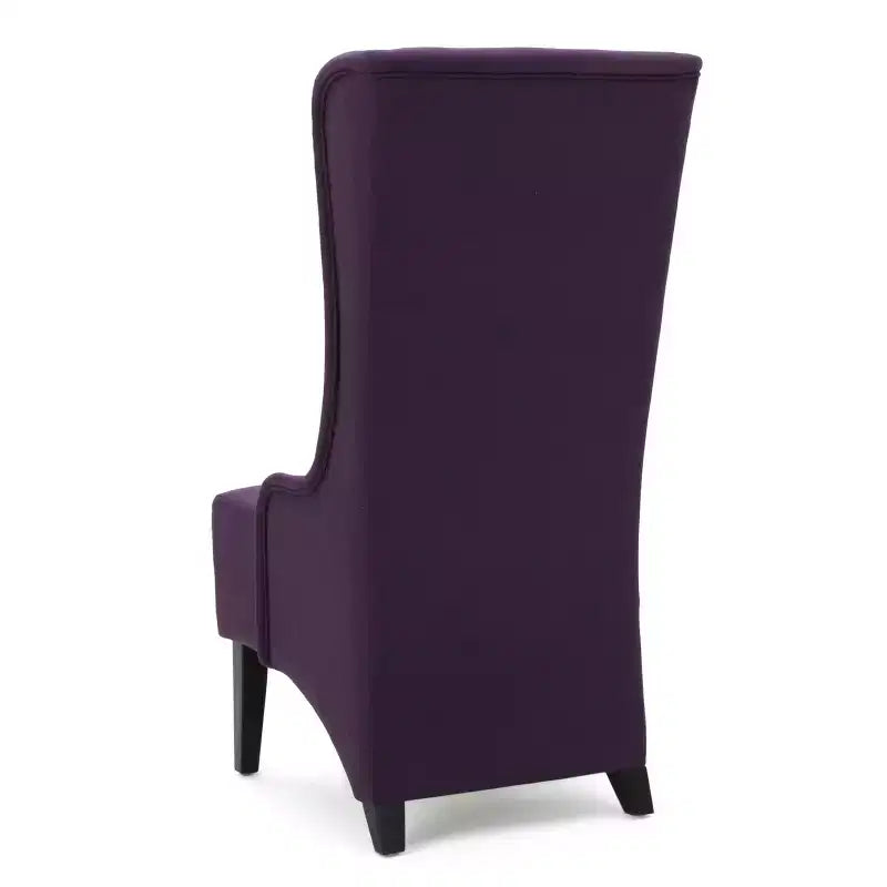 Chaise de salle à manger GDFStudio Sheldon contemporaine en tissu à dossier haut