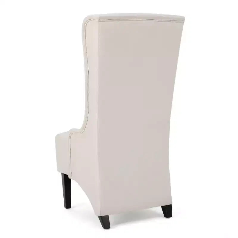 Chaise de salle à manger GDFStudio Sheldon contemporaine en tissu à dossier haut