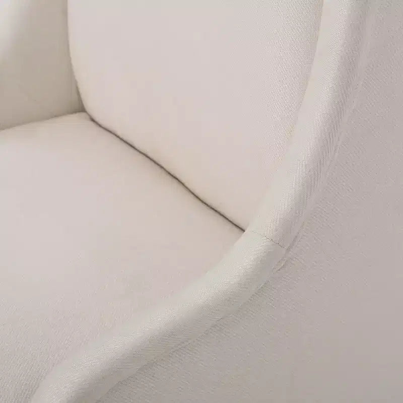 Chaise de salle à manger GDFStudio Sheldon contemporaine en tissu à dossier haut