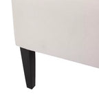 Chaise de salle à manger GDFStudio Sheldon contemporaine en tissu à dossier haut