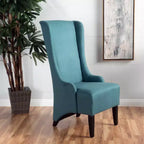 Chaise de salle à manger GDFStudio Sheldon contemporaine en tissu à dossier haut