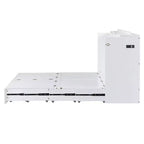 Lit escamotable grand lit Whisen Clever Design, se plie en armoire avec tiroir et ports USB
