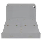 Lit escamotable grand lit Whisen Clever Design, se plie en armoire avec tiroir et ports USB