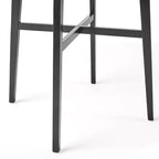 Table de salle à manger de bar carrée 42 GDFStudio Hildred en bois d'hévéa et stratifié moderne